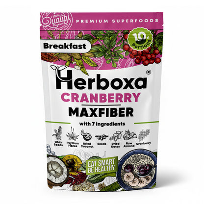 Cranberry Maxfiber – zdrava „brza hrana“ s visokim udjelom vlakana za doručak